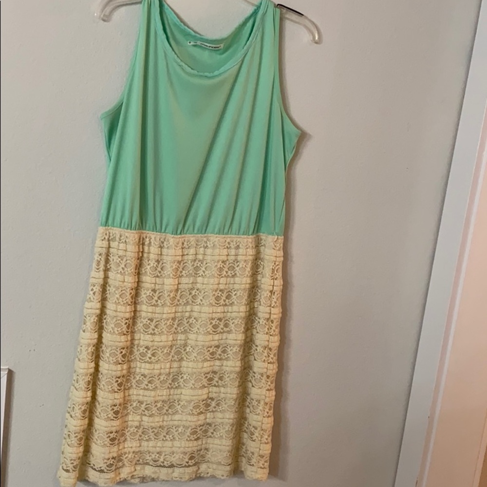 Maurices mint and lace Dress